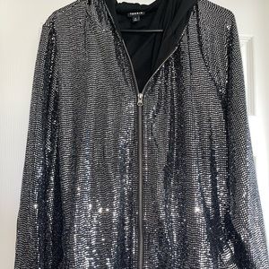 Torrid sequin Hoodie jacket
